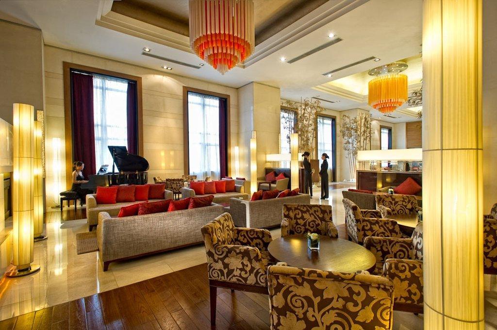 Hotel Nikko טיאנג'ין מראה חיצוני תמונה The lobby of the hotel